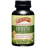 Barlean's frasco frontal de Olive Leaf para apoyo inmune y antioxidantes
