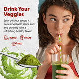 Barlean's ingredientes verdes como spirulina y pasto de trigo, destaca densidad nutritiva