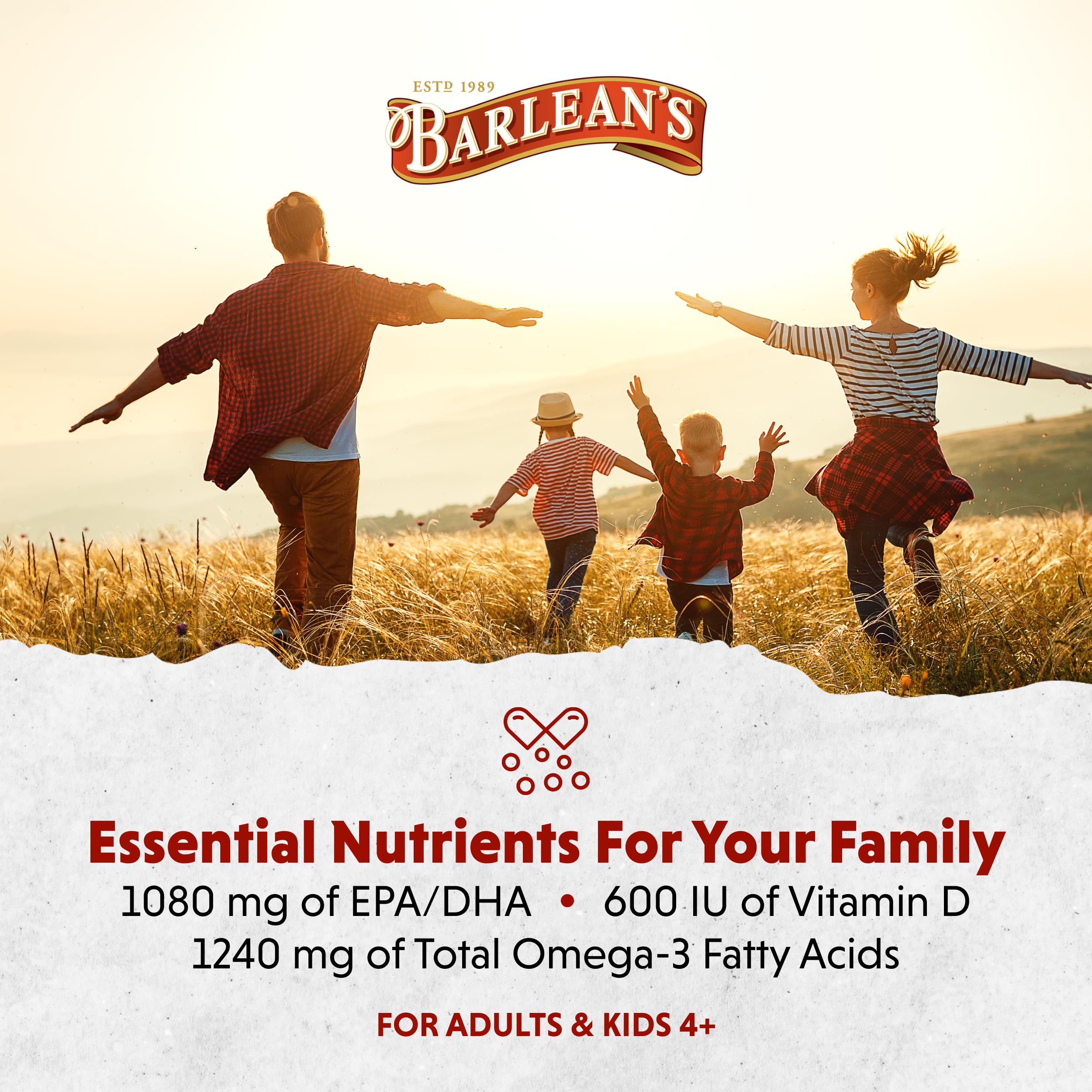 Barlean's ingredientes y sello non‑GMO que generan confianza