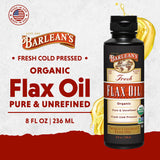 Barlean's vertiendo aceite en cuchara para dosificación práctica