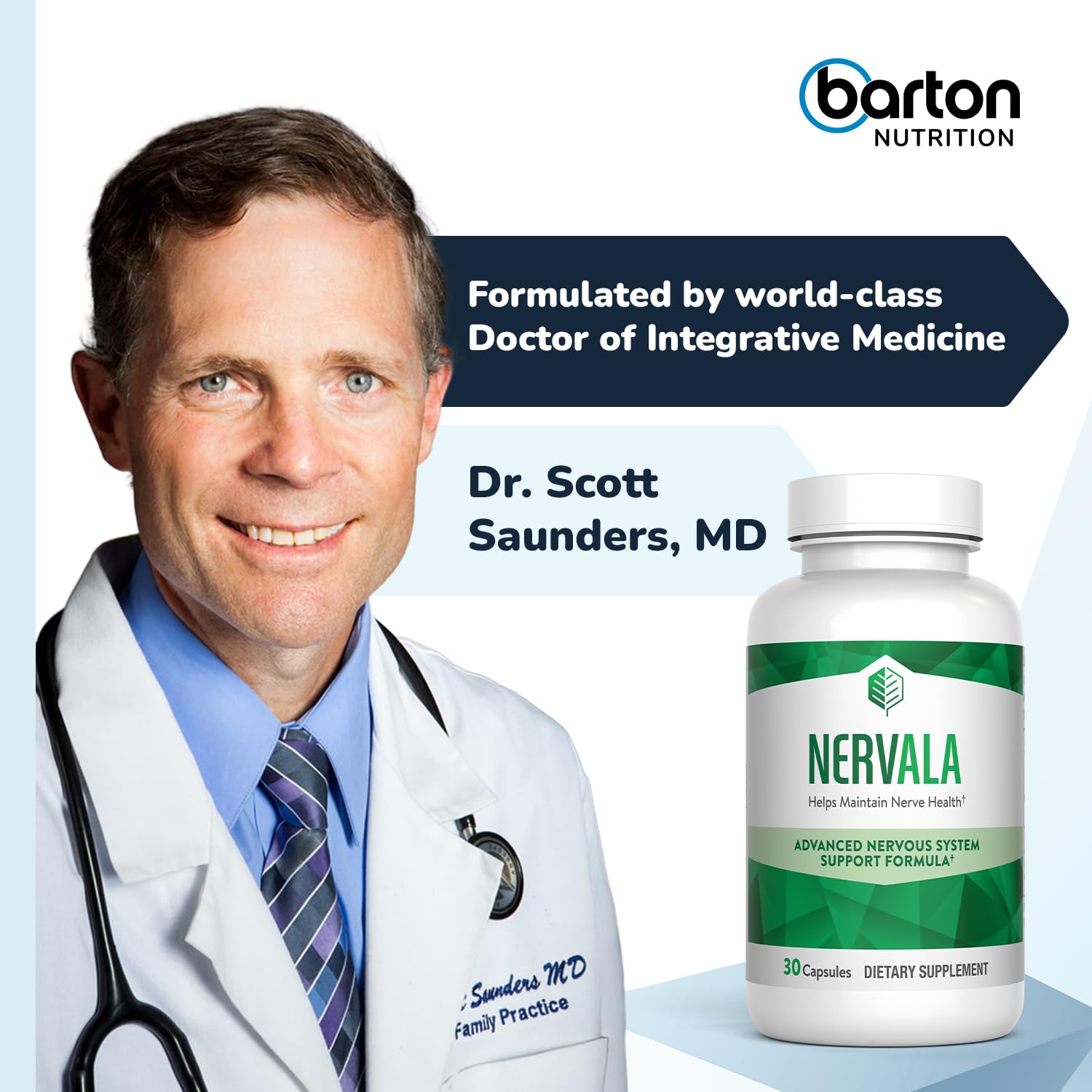 Barton Nutrition Nervala certificado de control de calidad y pruebas de laboratorio