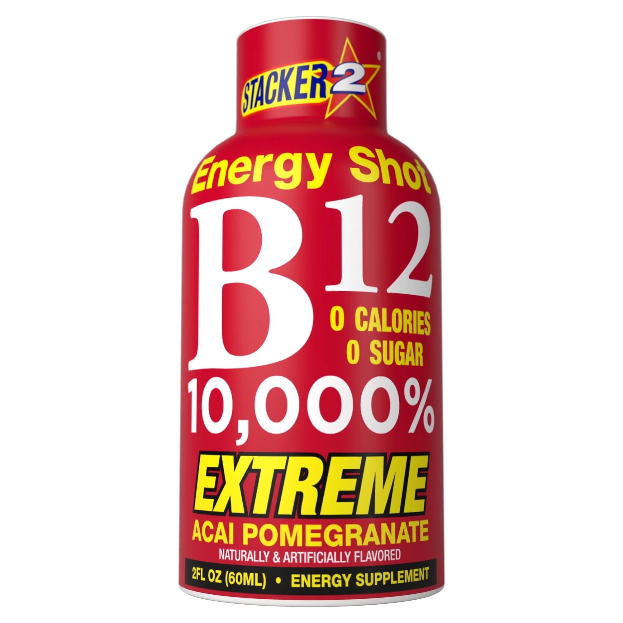 based box frente del pack de 24 shots, conveniencia para energía rápida