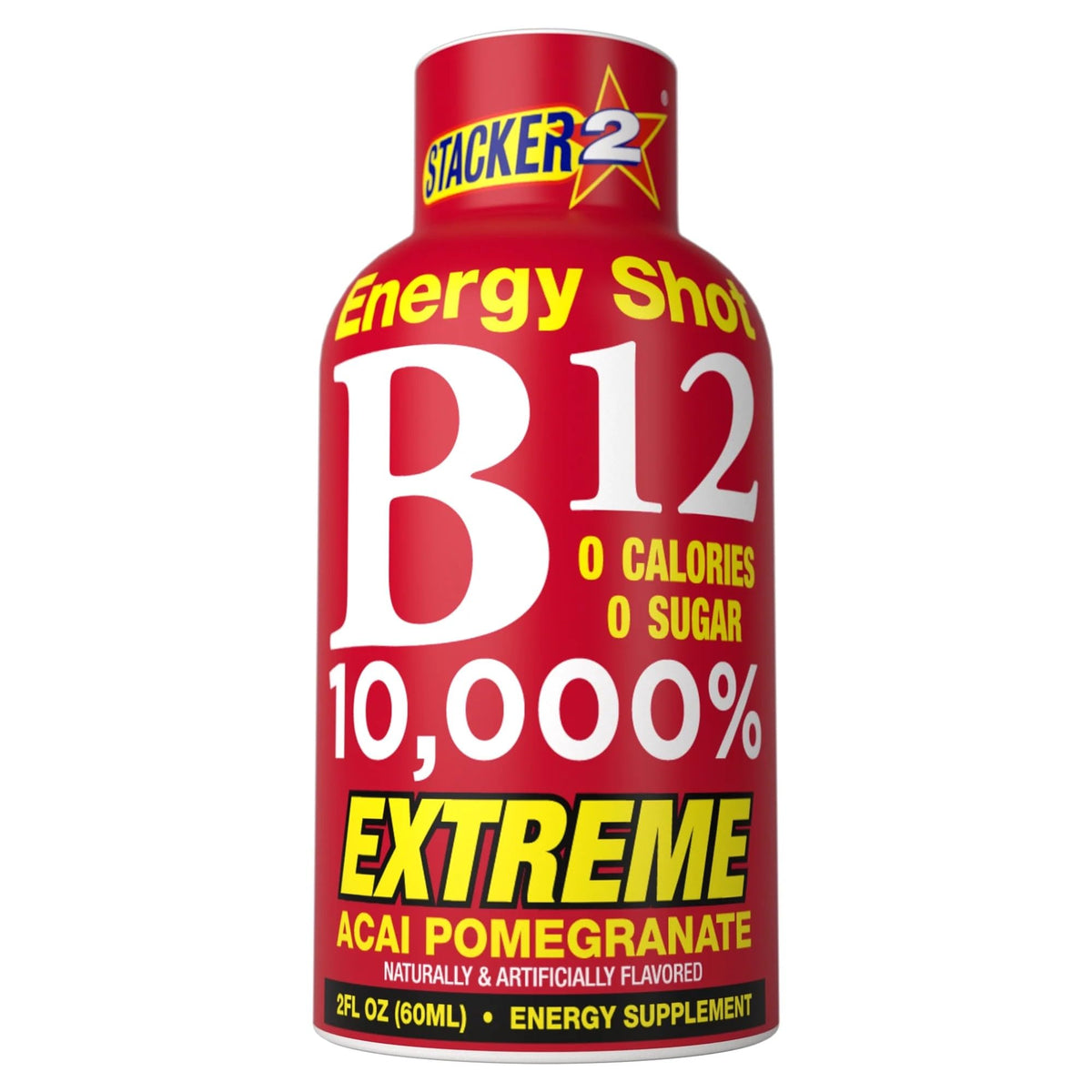 based box frente del pack de 24 shots, conveniencia para energía rápida