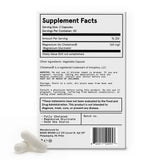 Based Dead Sea Magnesium cápsula en primer plano que destaca fácil absorción