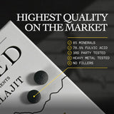 Based Supplements primer plano de textura de la tableta que destaca pureza y concentración