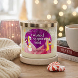 Bath & Body Works tapa y etiqueta de edición navideña destacando diseño
