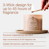 Bath & Body Works textura de cera cremosa que favorece una combustión limpia