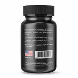 Bayter Nutrition cápsulas junto a una almohada representando uso nocturno y relajación