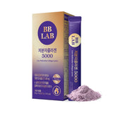 BB LAB empaque frontal mostrando sobres y diseño atractivo para consumo práctico