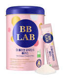 BB LAB vista frontal del paquete con sticks, conveniencia para llevar