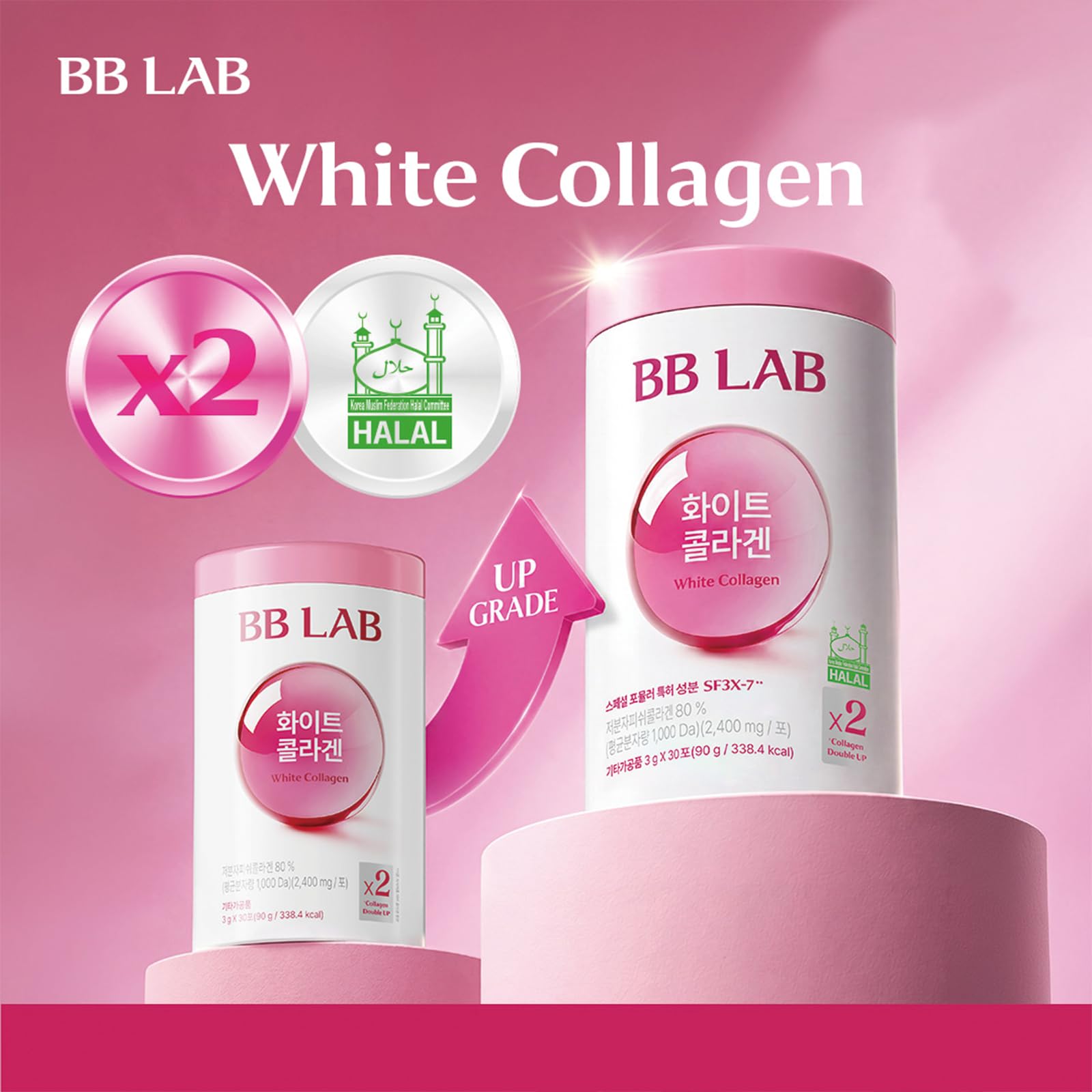BB LAB polvo fino en primer plano que muestra textura fácil de mezclar