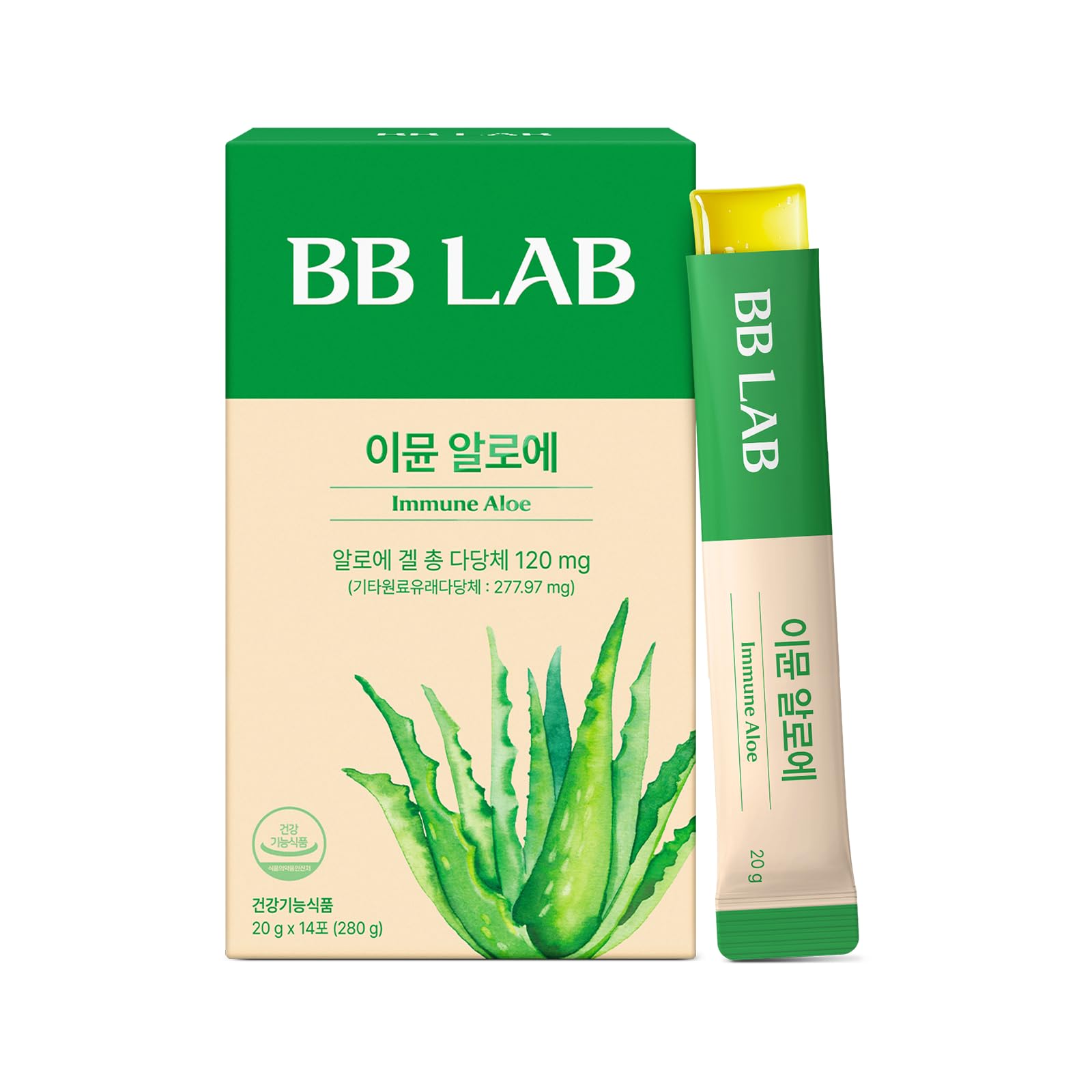 BB LAB stick frontal mostrando packaging práctico y fácil transporte