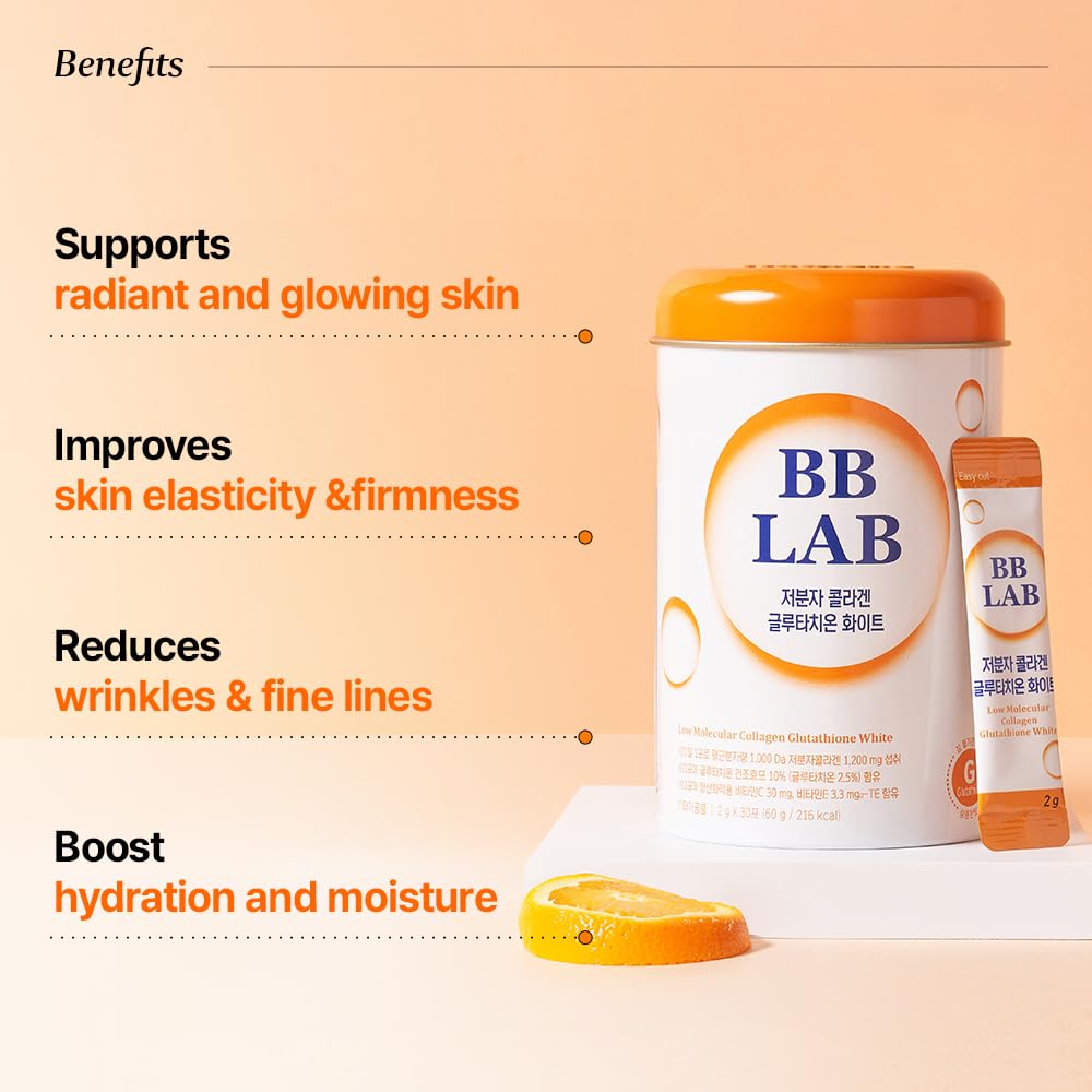 BB LAB textura del polvo sabor naranja, fácil disolución y sabor