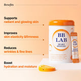 BB LAB textura del polvo sabor naranja, fácil disolución y sabor