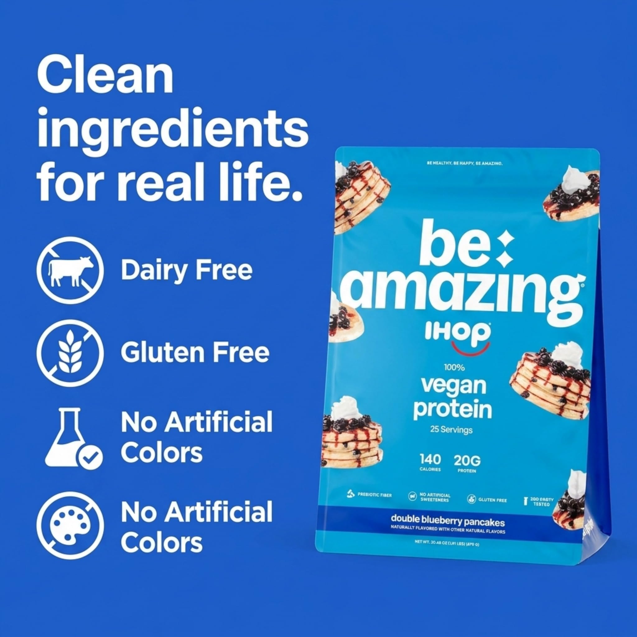 BE AMAZING batido en cocina estilo desayuno, opción práctica y nutritiva