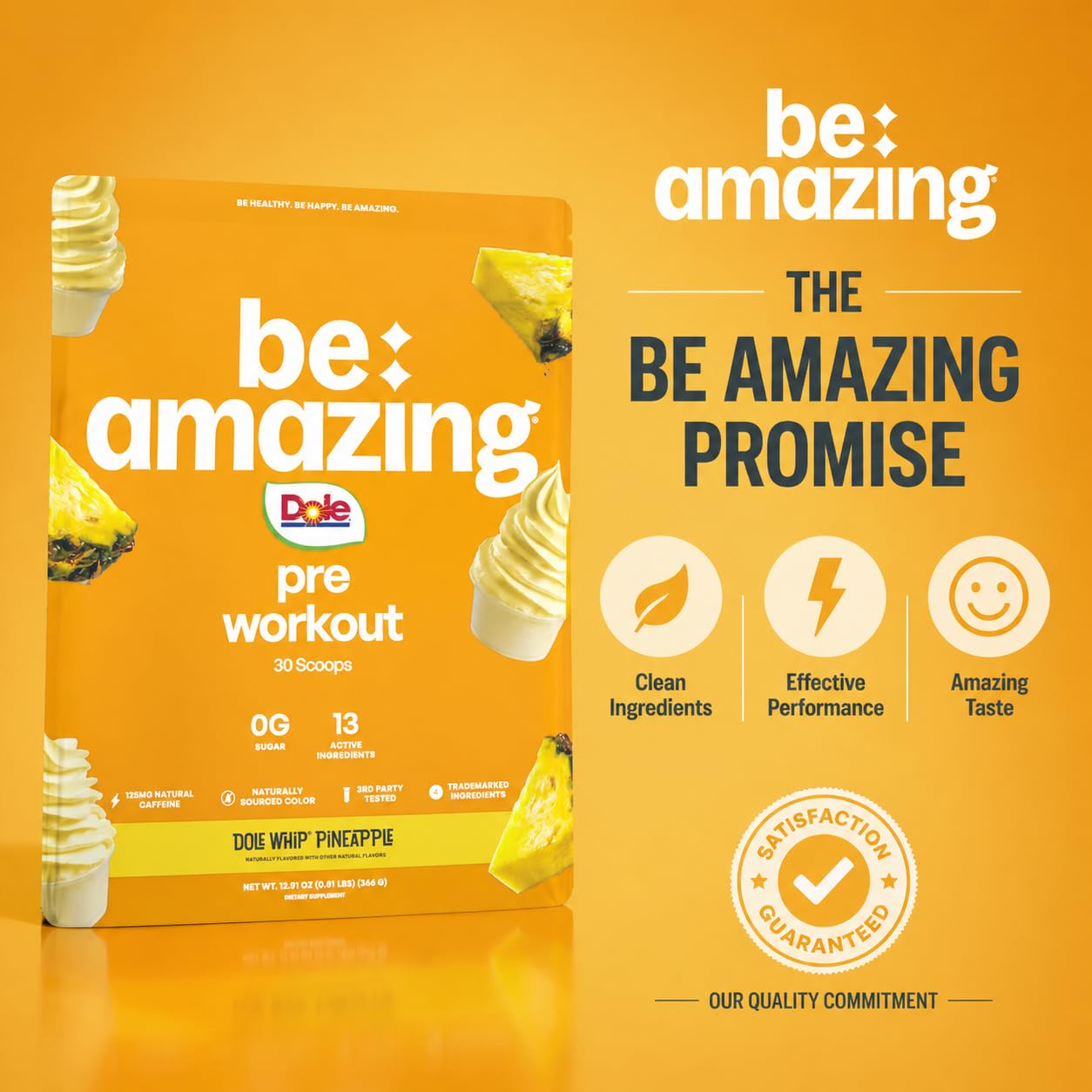 BE AMAZING textura del polvo, mezcla fina que evita grumos