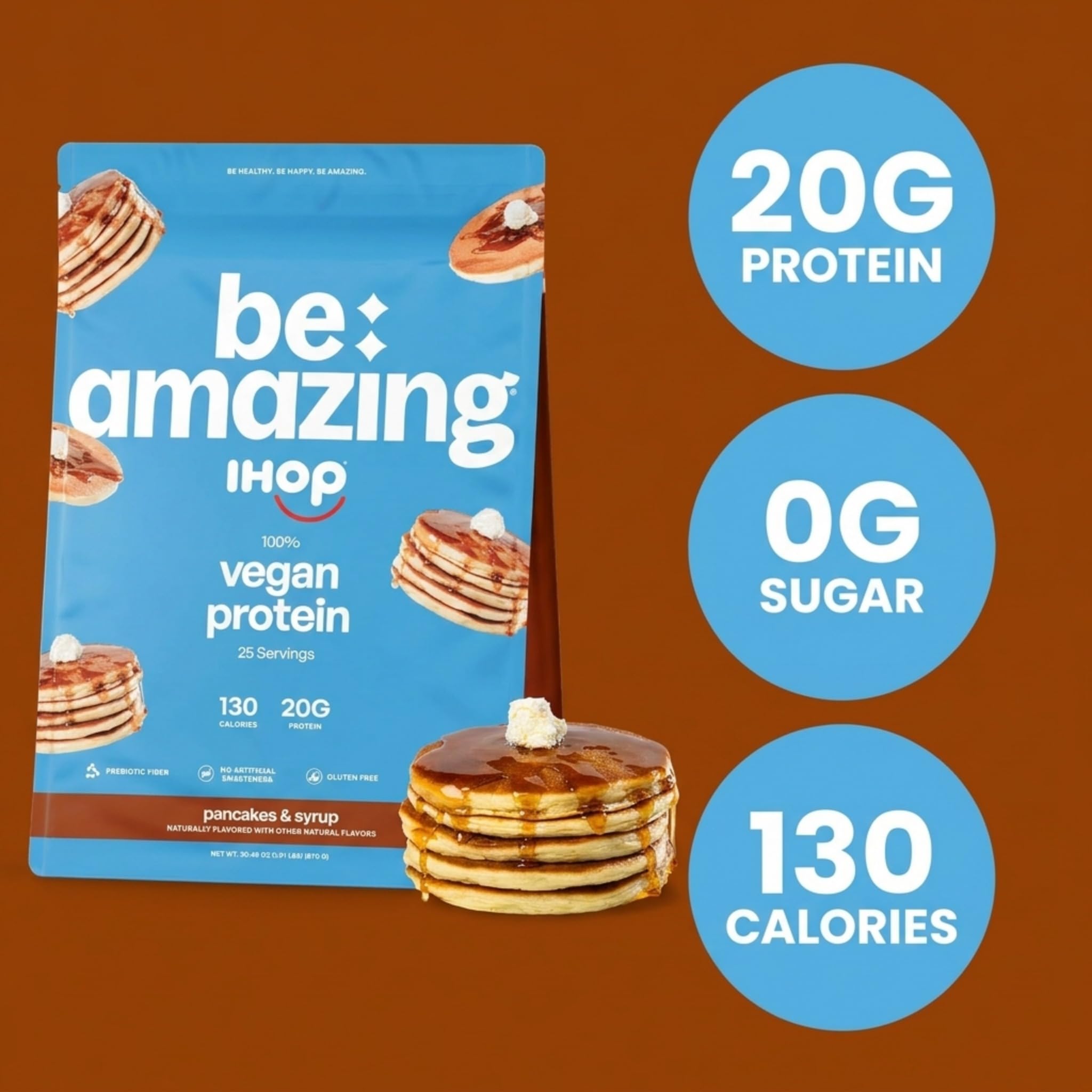BE AMAZING polvo textura cremosa sin grumos para batidos suaves