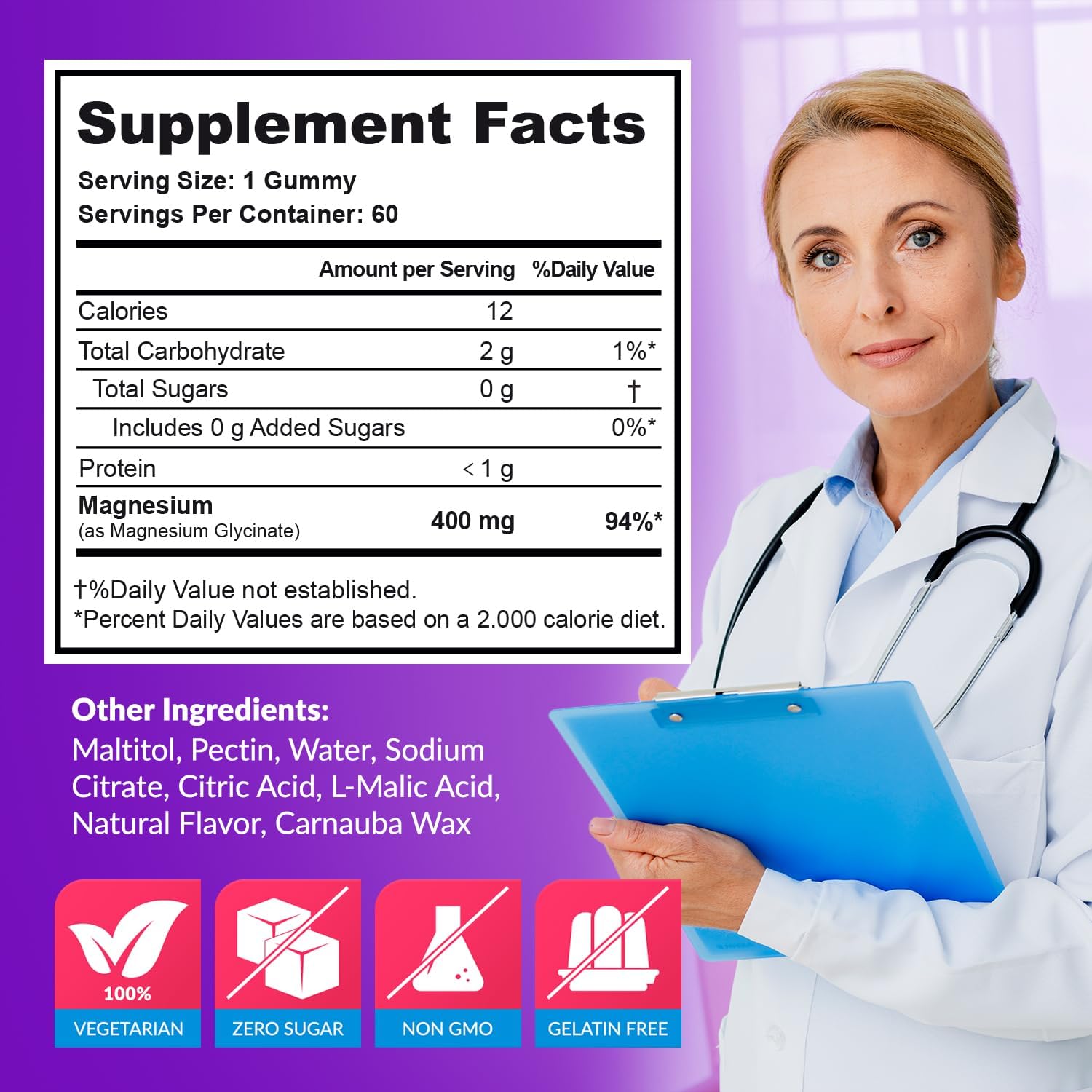 BE&LANCY etiqueta nutricional enfocada, transparencia en ingredientes