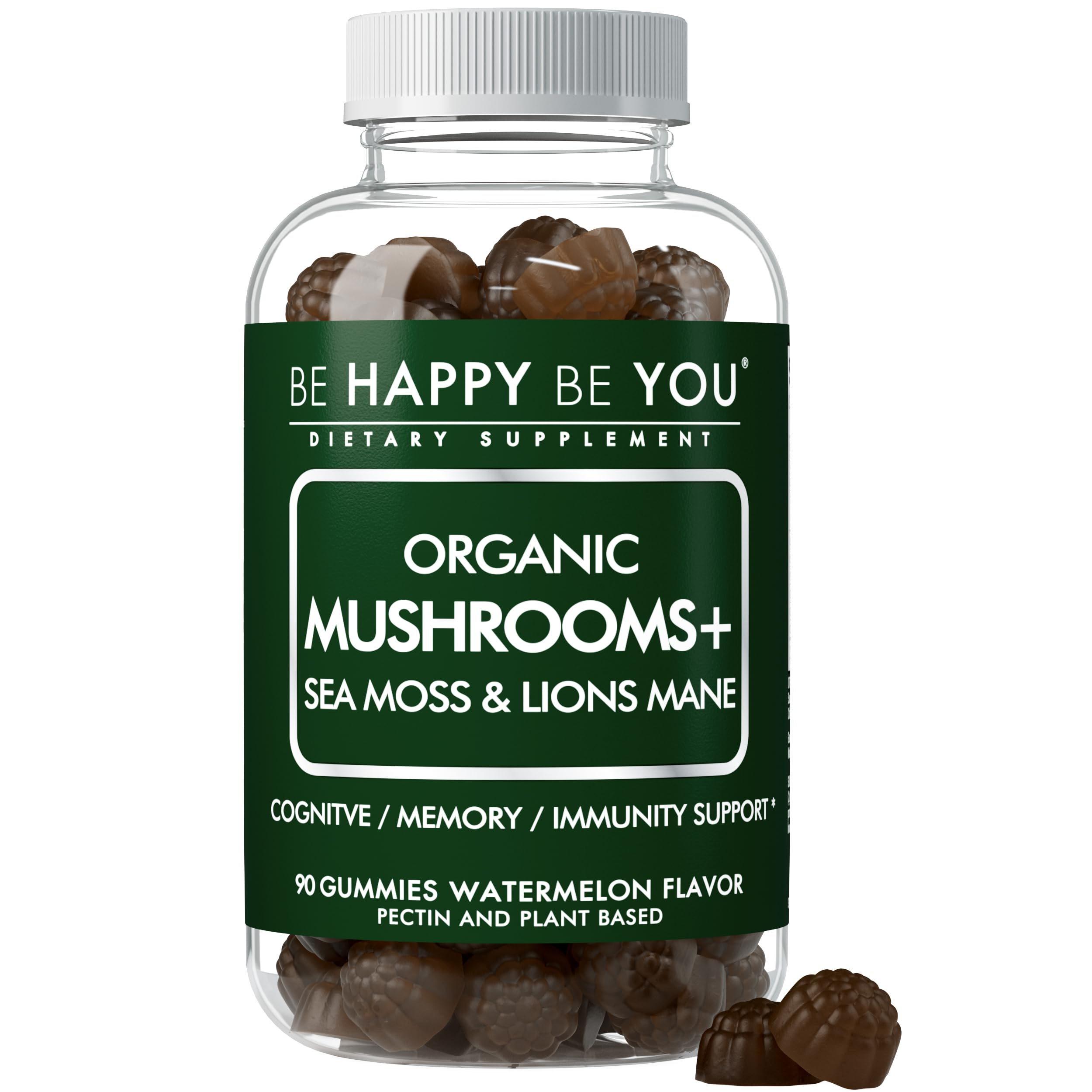 Be Happy Be You frasco delante mostrando etiqueta y beneficios