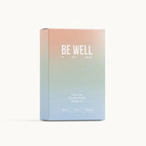 Be Well by Kelly envase frontal del pack de muestra, conveniencia para probar