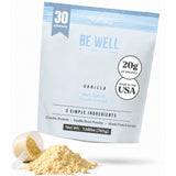 Be Well by Kelly LeVeque envase frontal mostrando diseño y información clara