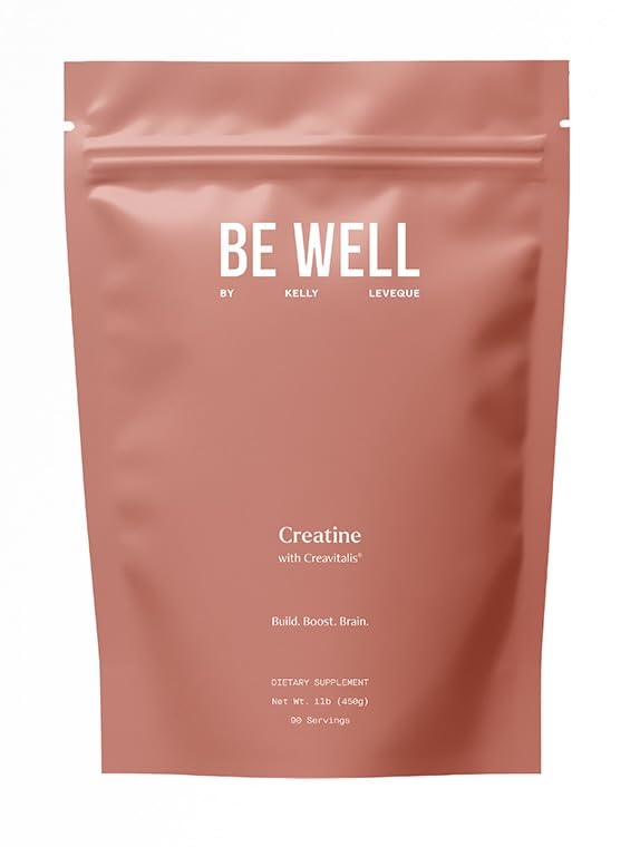 Be Well by Kelly LeVeque envase frontal limpio y profesional que inspira confianza