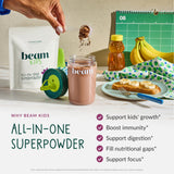 BEAM textura del polvo fina y cremosa para mezcla fácil