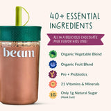 BEAM etiqueta con información nutricional clara y verificada
