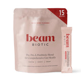 BEAM frente del envase mostrando diseño y sabor mixed berry, fácil identificación
