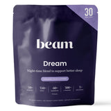 BEAM vista frontal del envase con diseño y nombre, transmite confianza