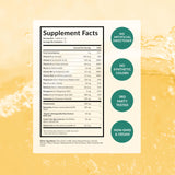 BEAM etiqueta con lista de ingredientes destacando vitaminas y minerales