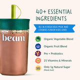 BEAM selección de ingredientes orgánicos que destaca la calidad vegetal