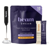 BEAM envase frontal del producto mostrando diseño y cantidad, ideal para identificar el suplemento