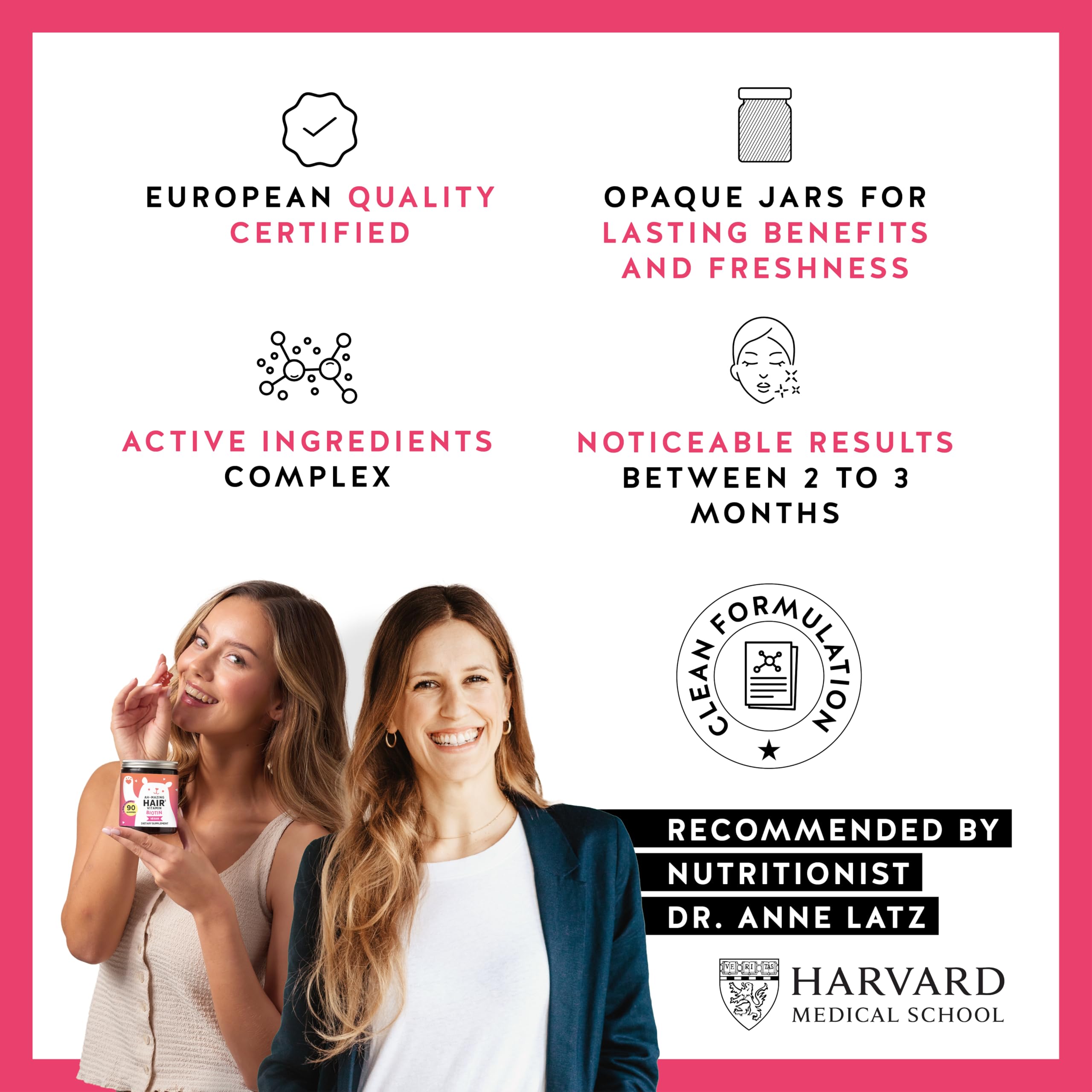 Bears with Benefits etiqueta con ingredientes y certificaciones claras