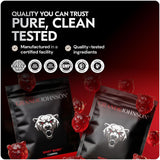 Beast Bears etiqueta con ingredientes enfocando calidad y transparencia