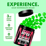 BEAST BITES etiqueta con certificados NSF y Clean Label, confianza de calidad