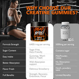 BEAST BITES gomita sabor naranja en primer plano, beneficio sabor agradable