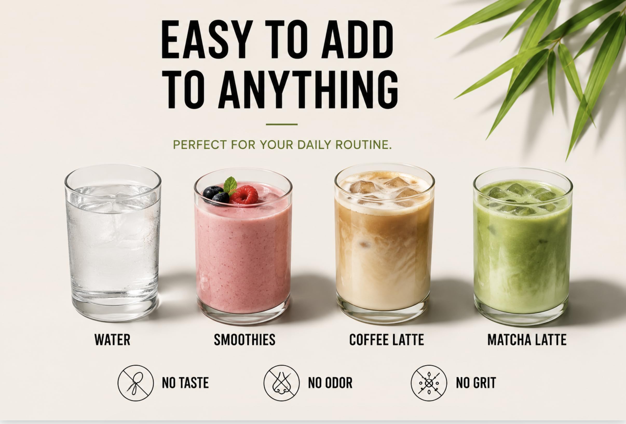 Beautifully Bamboo polvo mezclado en crema tópica, demuestra uso cosmético casero