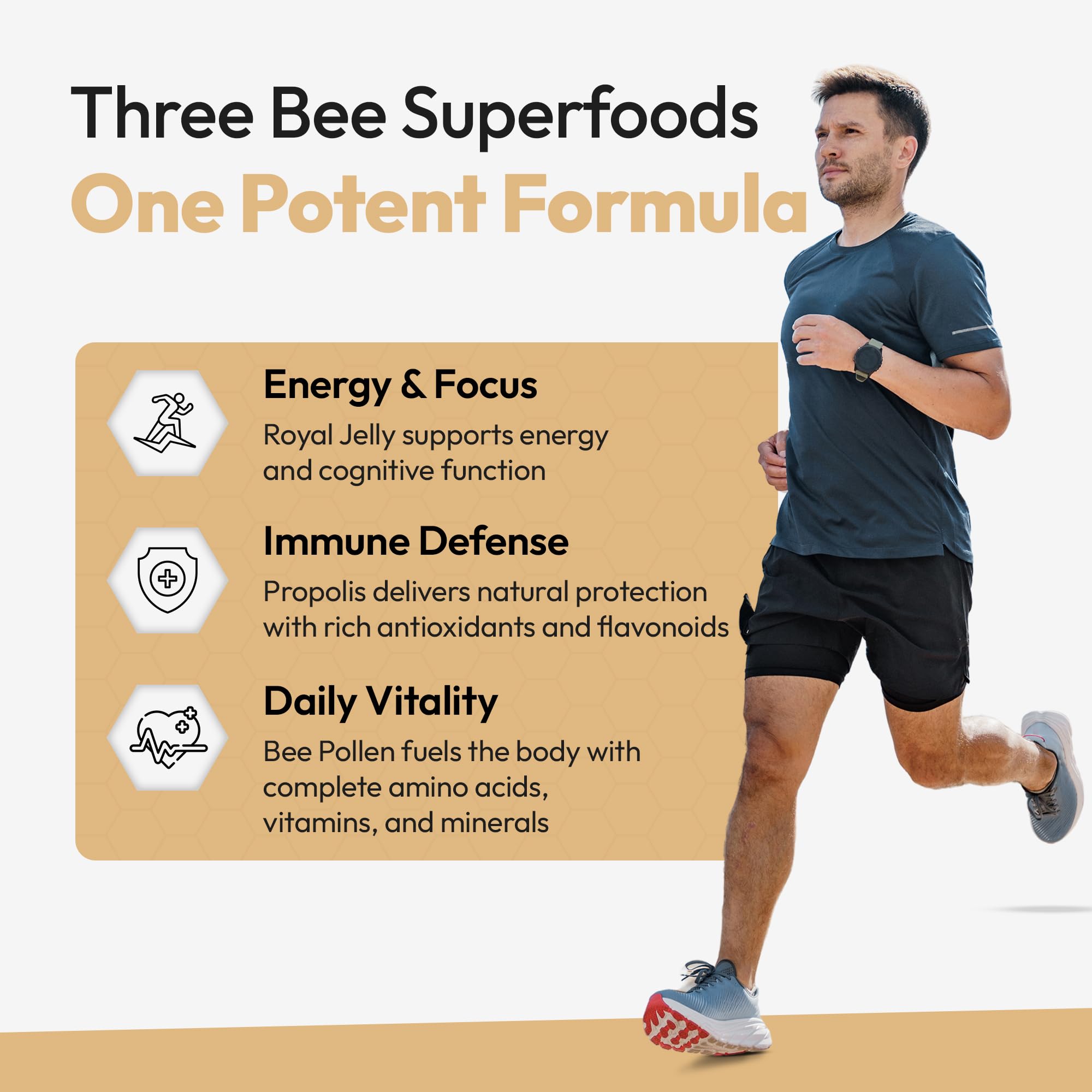 BEE & YOU polen gránulos naturales con alto contenido nutritivo
