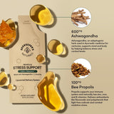 Beekeeper's Naturals sobre disolviéndose en un vaso, ventaja acción rápida