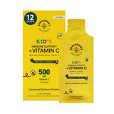 Beekeeper's Naturals frontal del empaque infantil mostrando sobres y beneficios