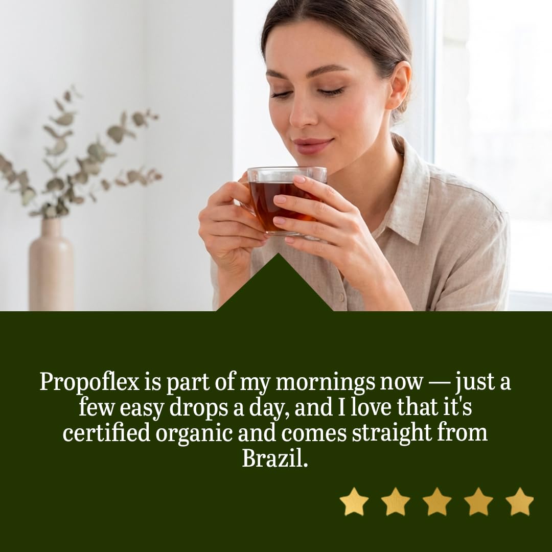 Beelife propoflex en mesa junto a plantas, estilo de vida natural