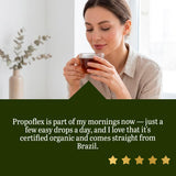 Beelife propoflex en mesa junto a plantas, estilo de vida natural