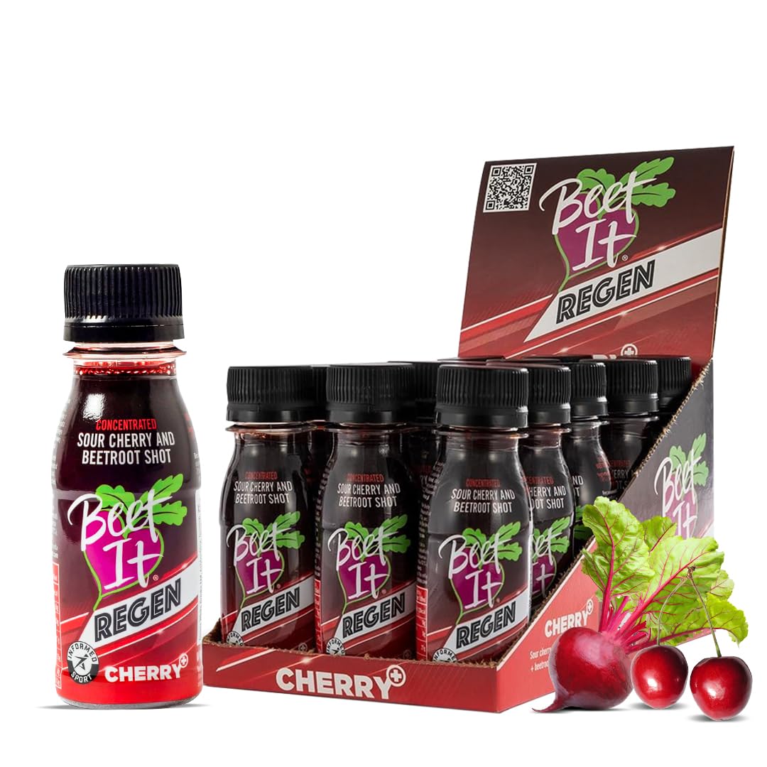 BEET IT frontal del envase mostrando marca y mezcla de remolacha y cereza