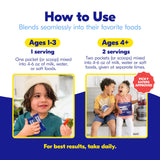 Begin Health mezclado en yogurt para niños sin alterar sabor
