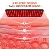 BEICHEN detalle de LEDs con chips 660nm 850nm 940nm para espectro combinado