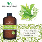 Being Naturals uso mezclado en champú para cuidado capilar y aplicación fácil