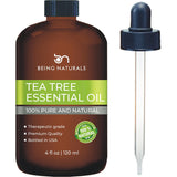 Being Naturals botella frontal 4 fl oz mostrando volumen y etiquetado claro