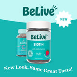 BeLive gominolas en mano mostrando tamaño y porción conveniente