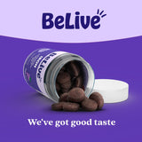 BeLive etiqueta nutricional legible, destaca ingredientes y seguridad